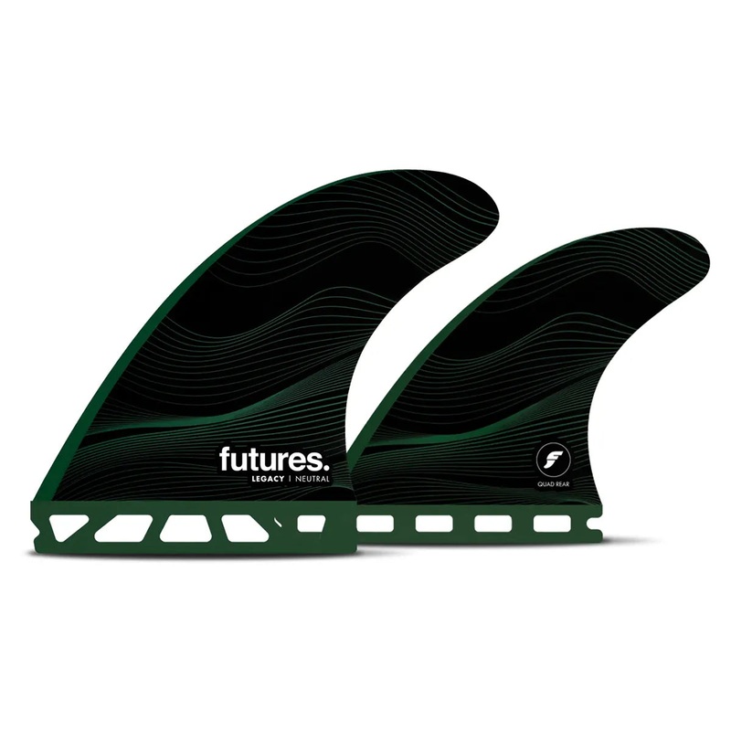 Futures Fins F8 Legacy Series Honeycomb Quad Fin Set – Large
