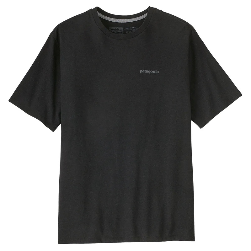 Patagonia Men’s Flying Fish Organic Cotton T-Shirt – Ink Black