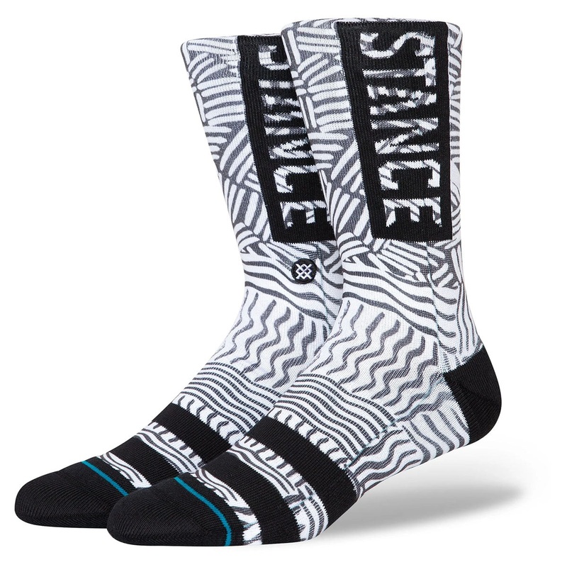 Stance Socks Crosshatch Crew Black – Medium