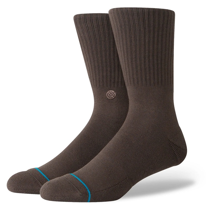 Stance Socks Icon Dark Brown – Large