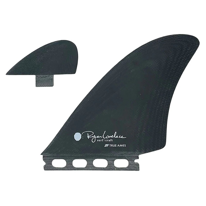 True Ames FM Twinzer Fin Set – Black