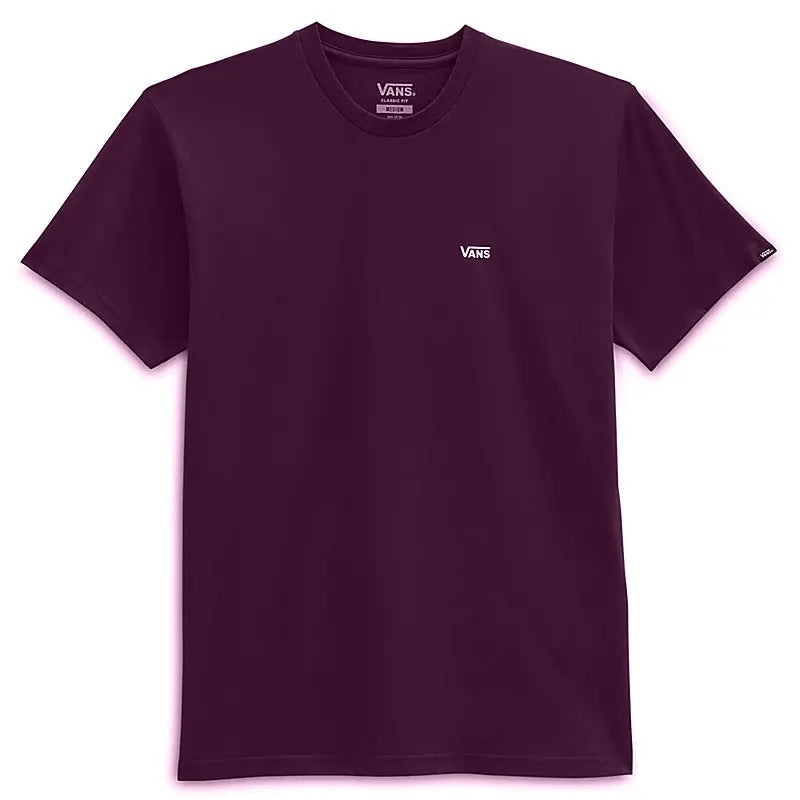 Vans Left Chest Logo Tee – Blackberry Wine