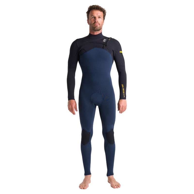 C-Skins NuWave Session 3/2mm Chest Zip Wetsuit – Bluestone/Black – 2025