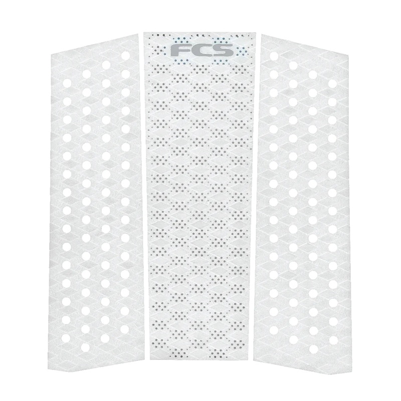 FCS T-3 Mid Eco Deck Pad – White/Cool Grey
