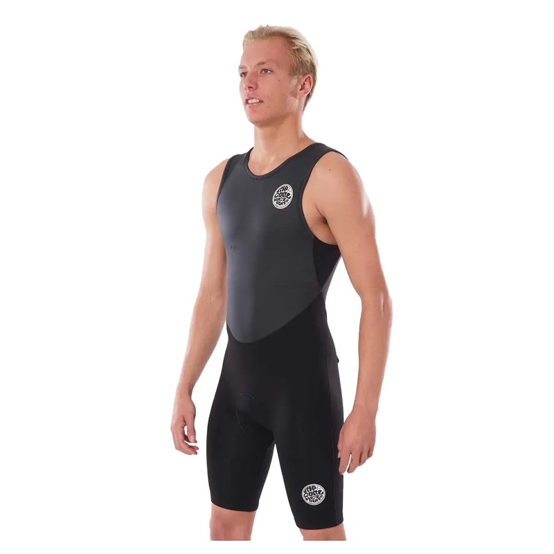 Rip Curl Dawn Patrol Short John Spring Suit – Black – 2024