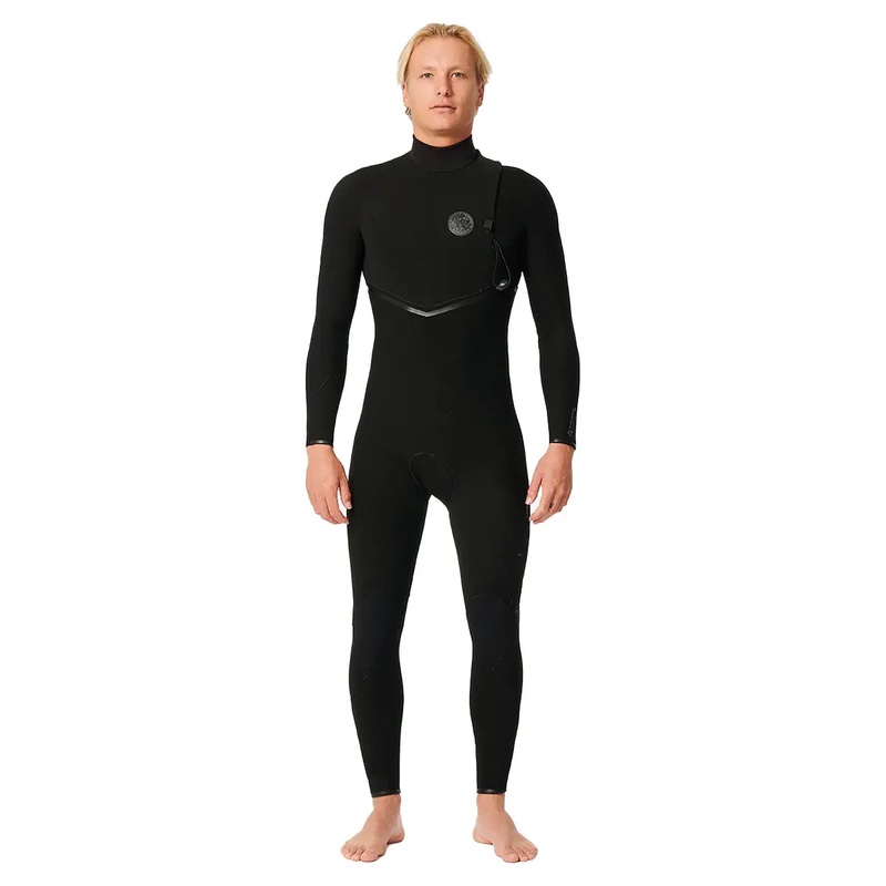 Rip Curl Flashbomb 3/2mm Zip Free Wetsuit – Black – 2024