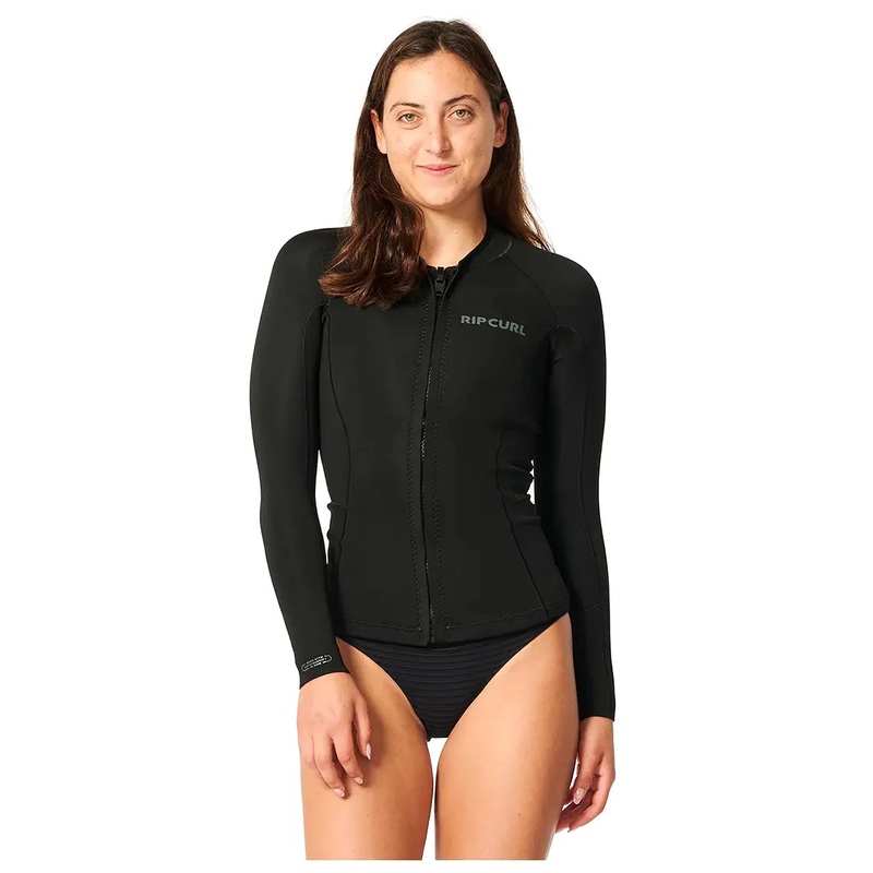 Rip Curl Women’s Dawn Patrol Long Sleeve Jacket – Black – 2024