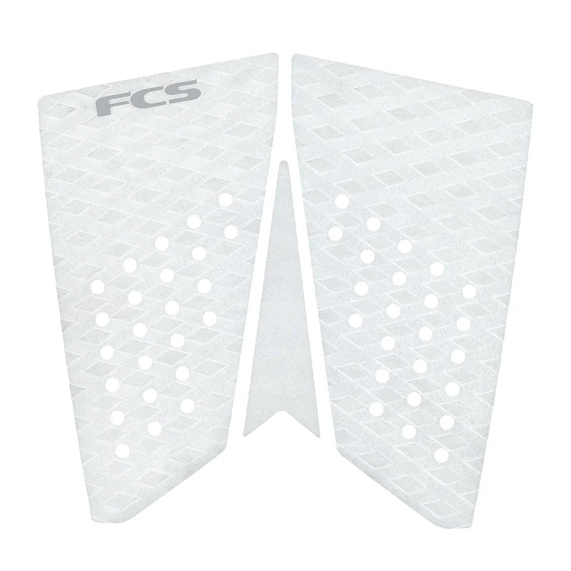 FCS T-3 Fish Eco Deck Pad – White / Cool Grey