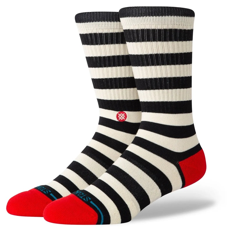 Stance Socks Breton Crew – Black / White