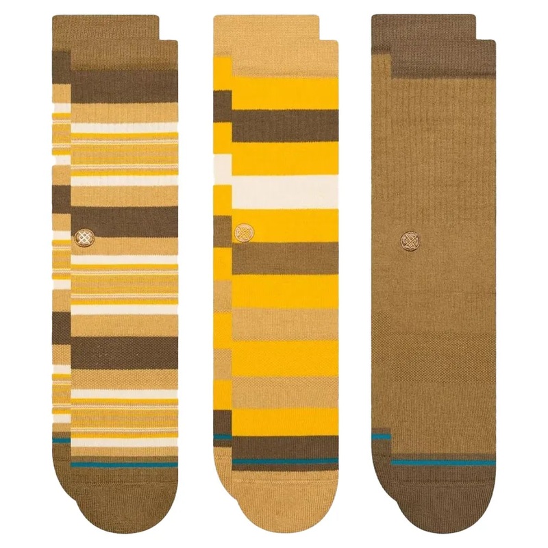 Stance Socks Wasteland Multi 3 Pack – Brown