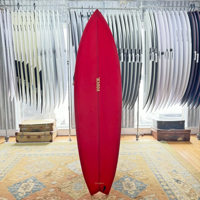 Vouch Sambal Surfboard – 6’2″ – Red