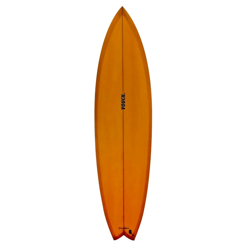 Vouch Sambal Surfboard – 6’8″ – Burnt Orange