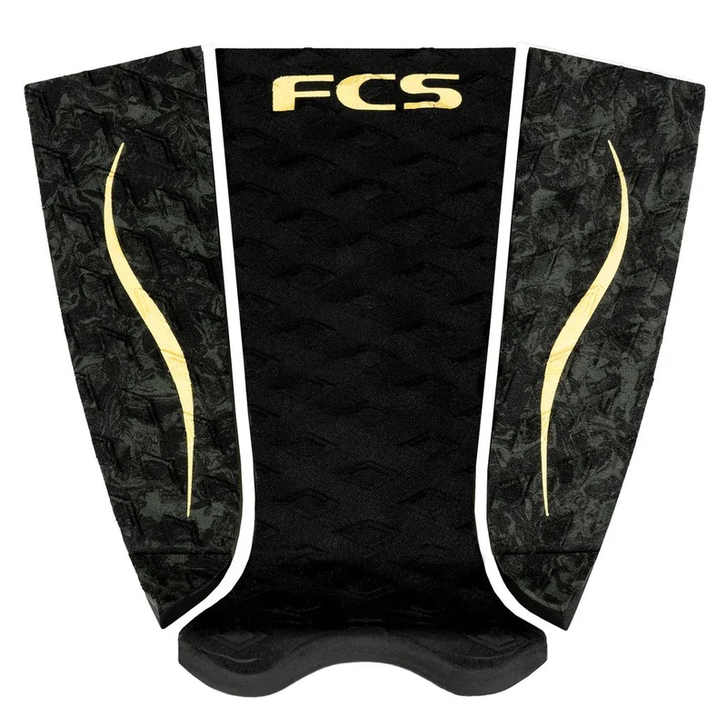 FCS Carissa Moore Deck Pad – Black/Gold