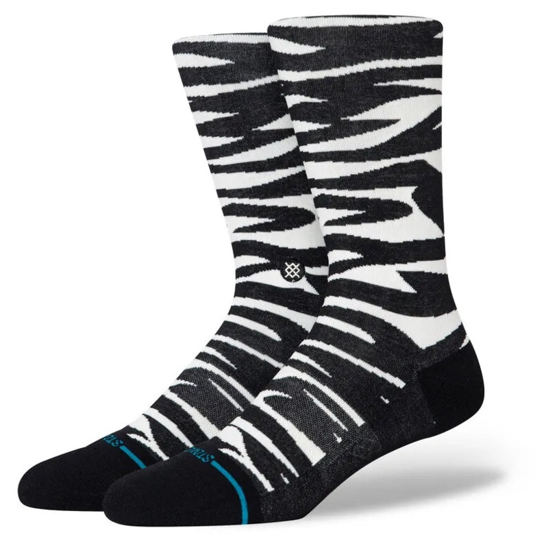 Stance Sock Spike Crew – Black / White