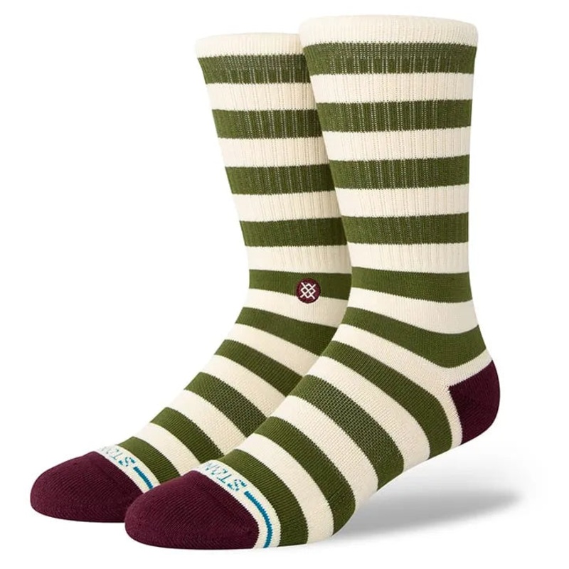 Stance Socks Breton Crew Socks – Green