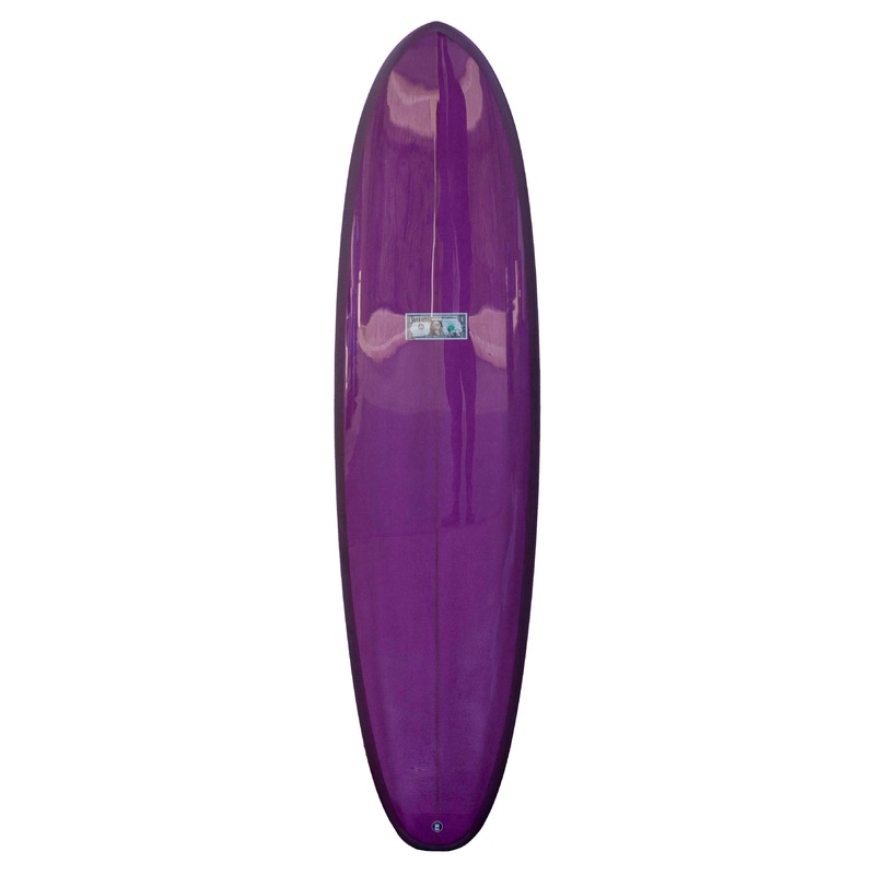 Jeff McCallum Twin Egg Surfboard – 7’0″