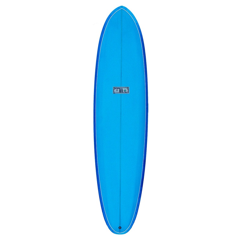 Jeff McCallum Twin Egg Surfboard – 7’2″