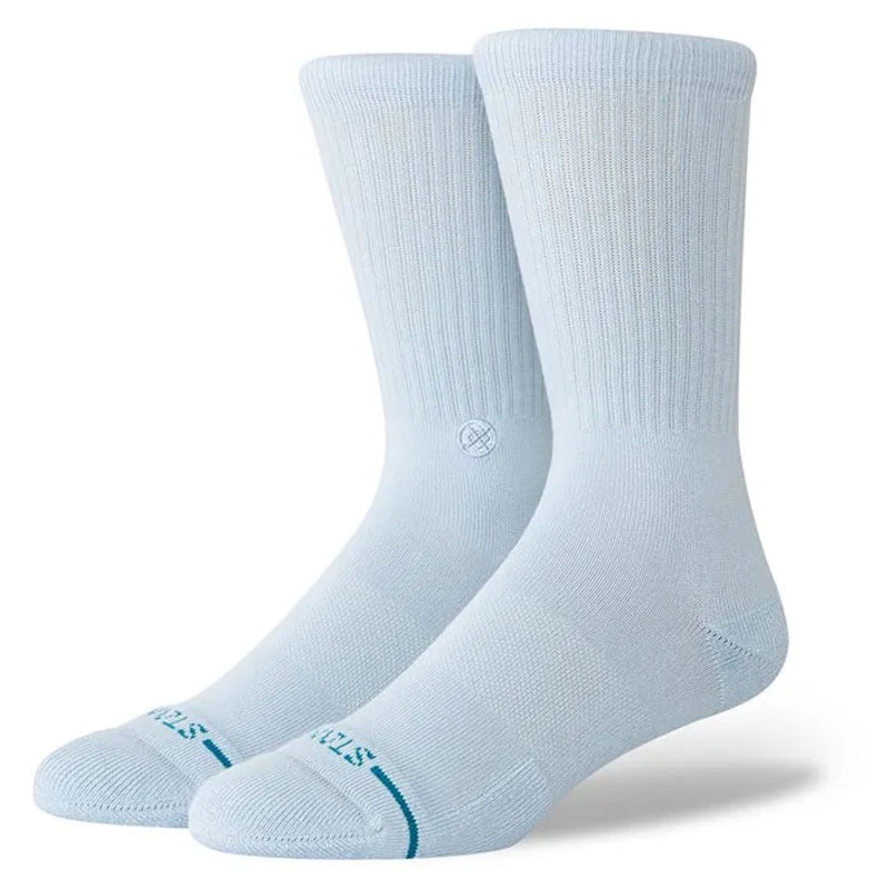 Stance Socks Icon Crew Socks – Iced Blue
