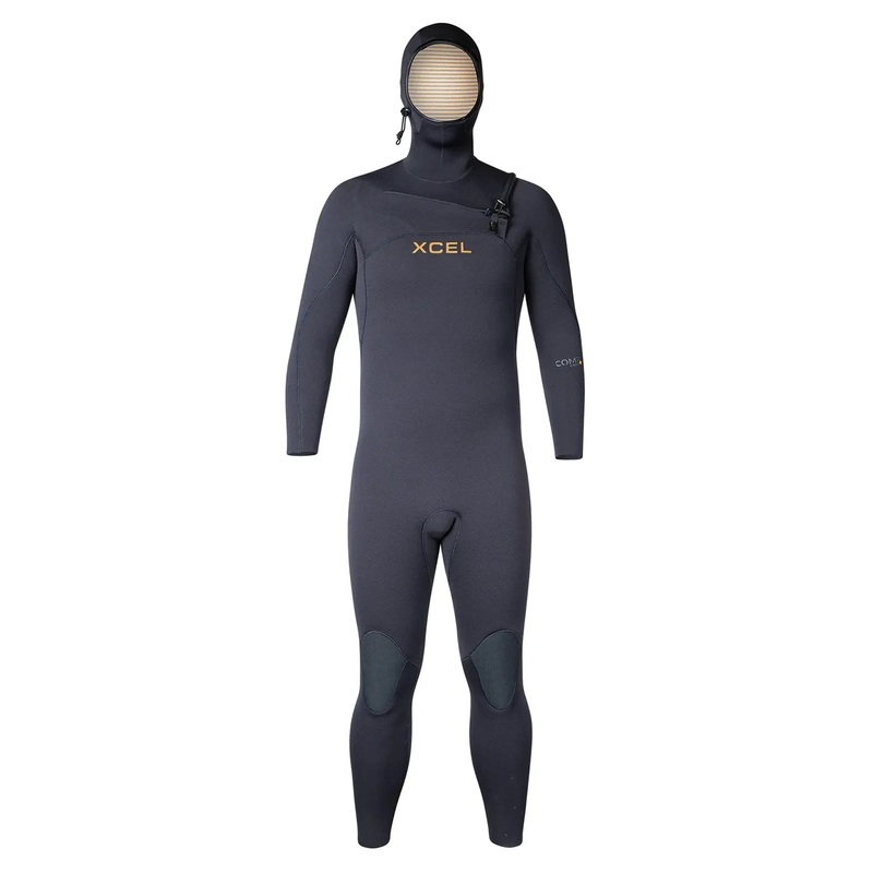 Xcel Comp + 4/3mm Hooded Wetsuit – Black 24/25