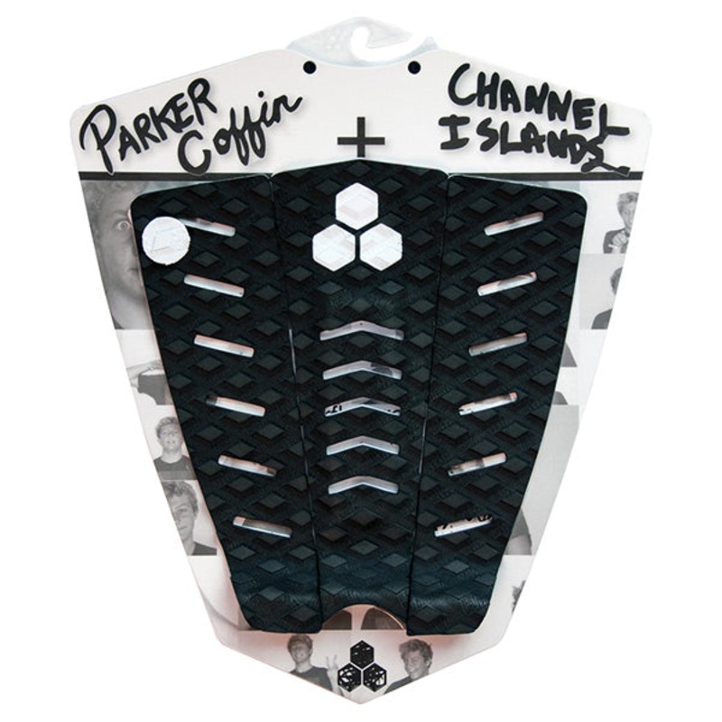 Channel Islands Parker Coffin 3 Piece Arch Tail Pad – Black