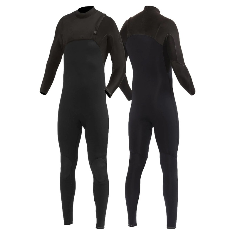 Vissla High Seas II 3/2mm Zip Free Wetsuit – Stealth