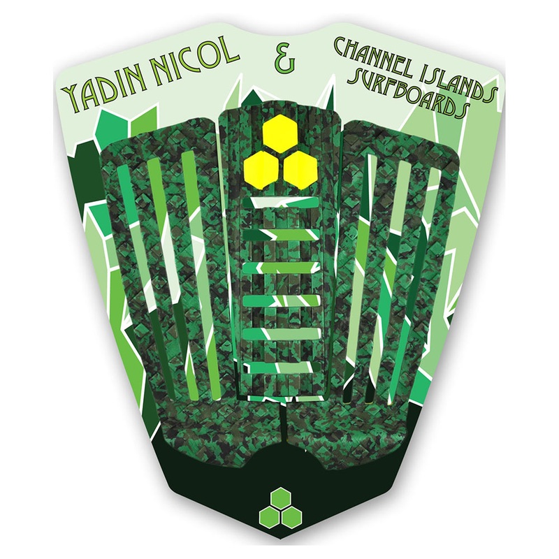 Channel Islands Yadin Nicol 3 Piece Tail Pad – Camo Green