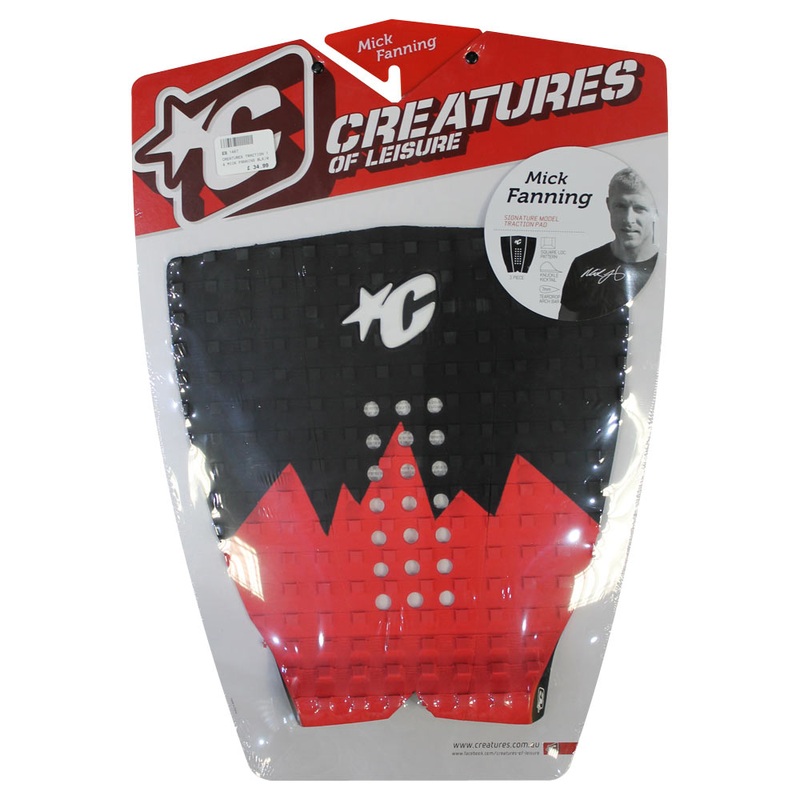Creatures of Leisure Mick Fanning Tail Pad – Black/Red