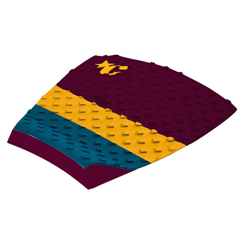 Creatures of Leisure Split 2 Piece Deck Pad – Maroon/Gold