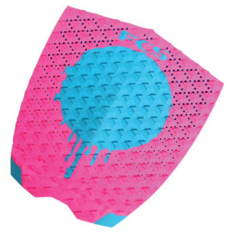 FCS Gabriel Medina Deck Pad – Pink/Teal