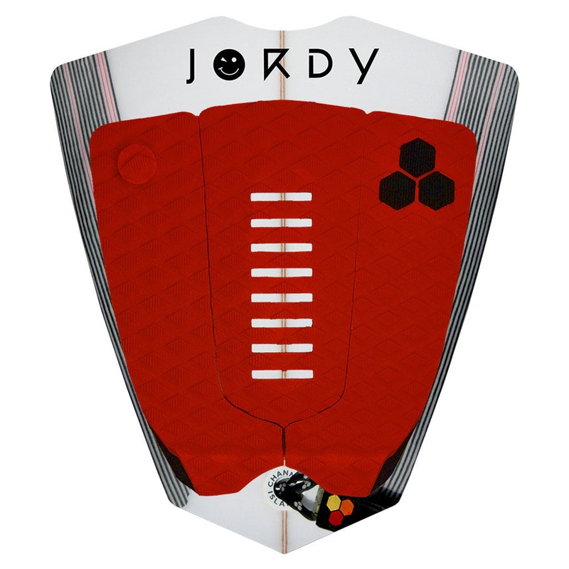 Channel Islands Jordy Smith 3 Piece Tail Pad – Red