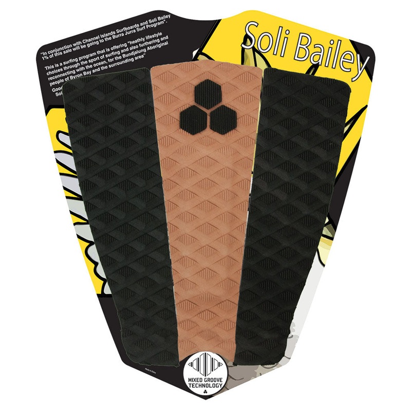 Channel Islands Soli Bailey Tail Pad – Black/Tan