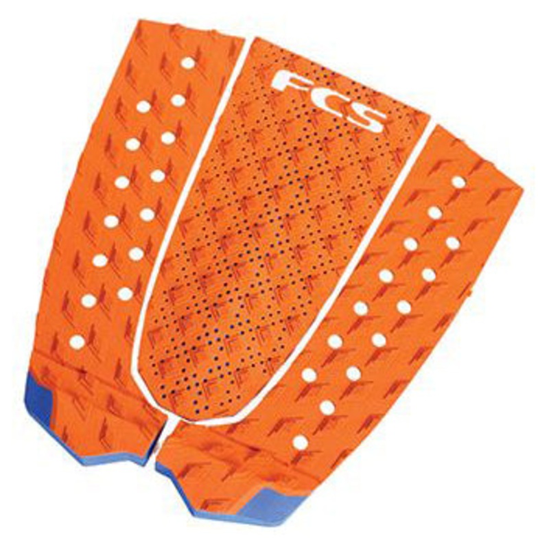 FCS T3 3 Piece Deck Pad – Orange/Blue