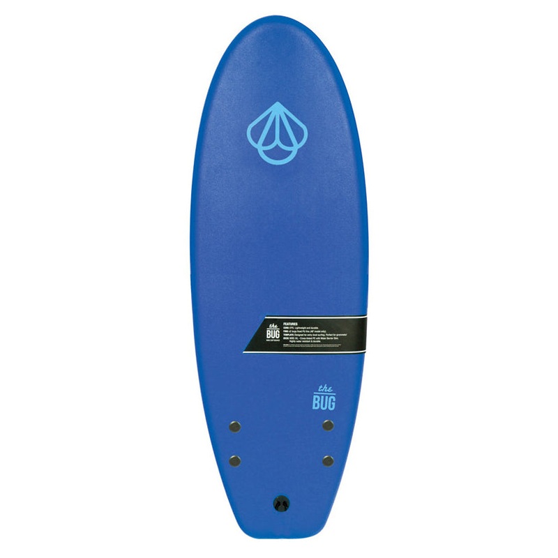 Ocean & Earth The Bug Mini 58″ Softboard – Aztec Blue