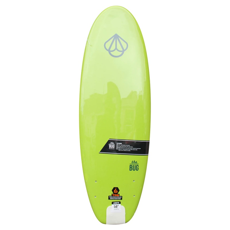 Ocean & Earth The Bug Mini 58″ Softboard – Lime