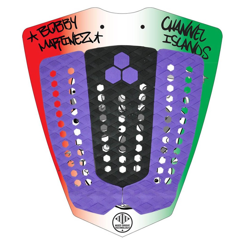 Channel Islands Bobby Martinez 3 Piece Deck Pad – Purple/Black