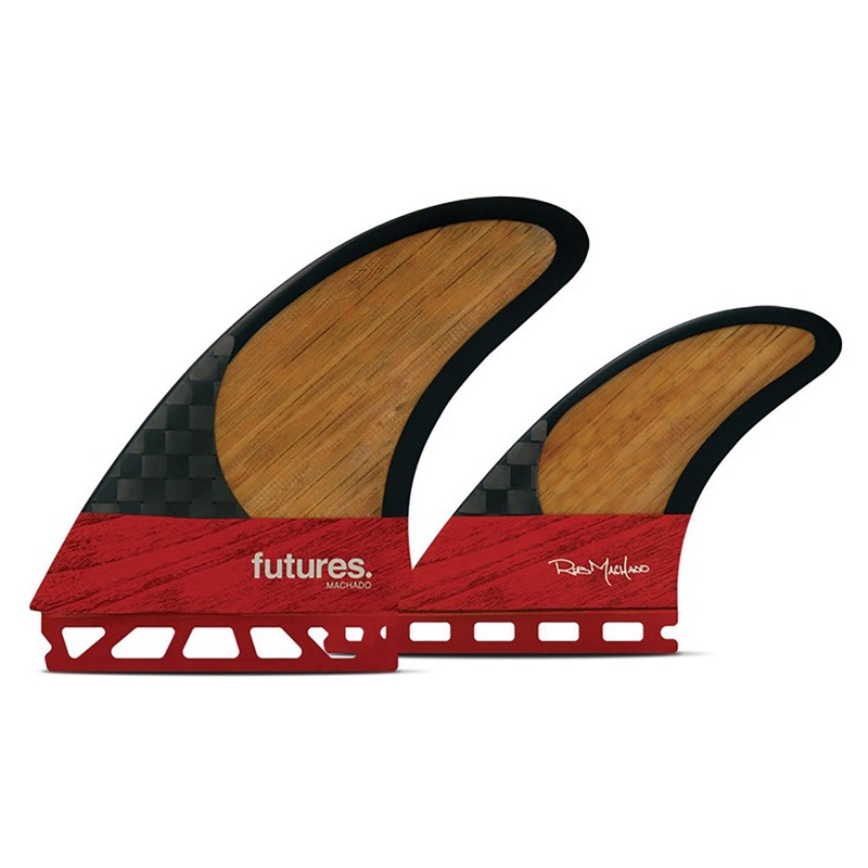 Futures Fins Machado Twin + 1 Blackstix – Red