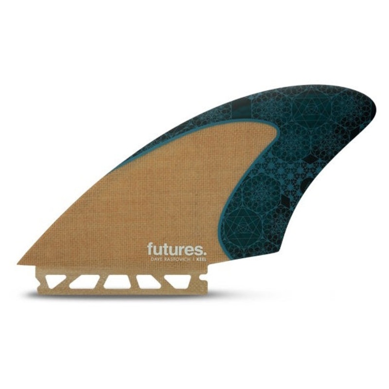 Futures Fins Rasta Keel Twin Fin – Honeycomb/Jute