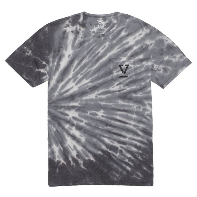 Vissla Sun Burst Tie Dye Tee – Black