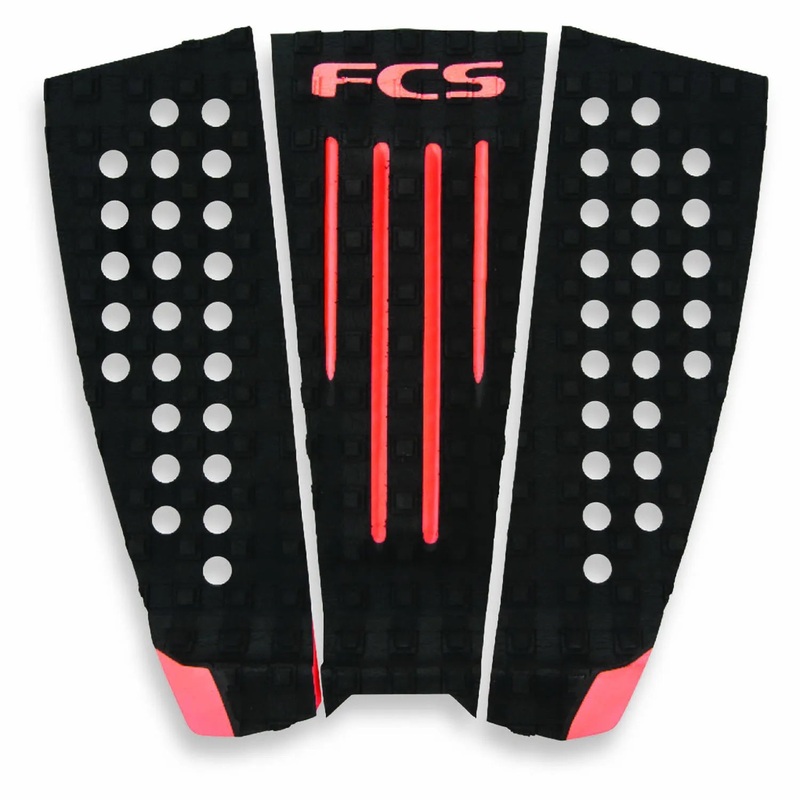 FCS Julian Wilson Deck Pad – Black/Orange