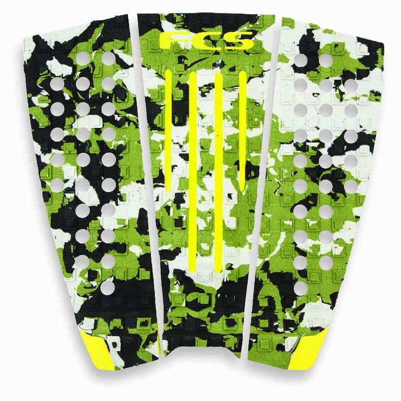 FCS Julian Wilson Deck Pad – Camo/Acid