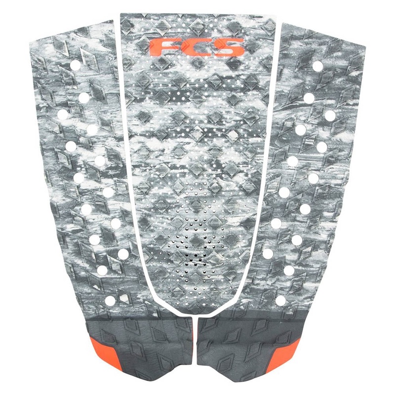 FCS T3 3 Piece Deck Pad – Grey Fade