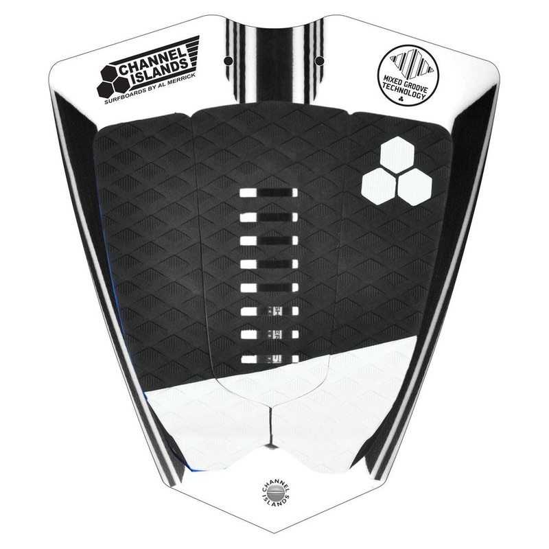 Channel Islands Mixed Groove 3 Piece Pad – Black/White