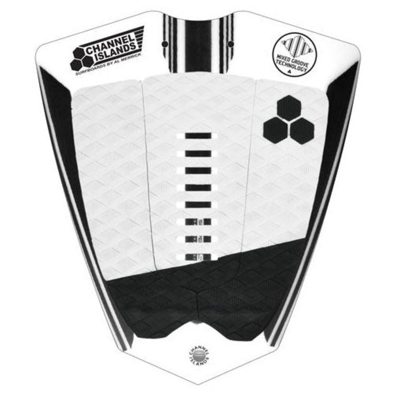 Channel Islands Mixed Groove 3 Piece Pad – White/Black