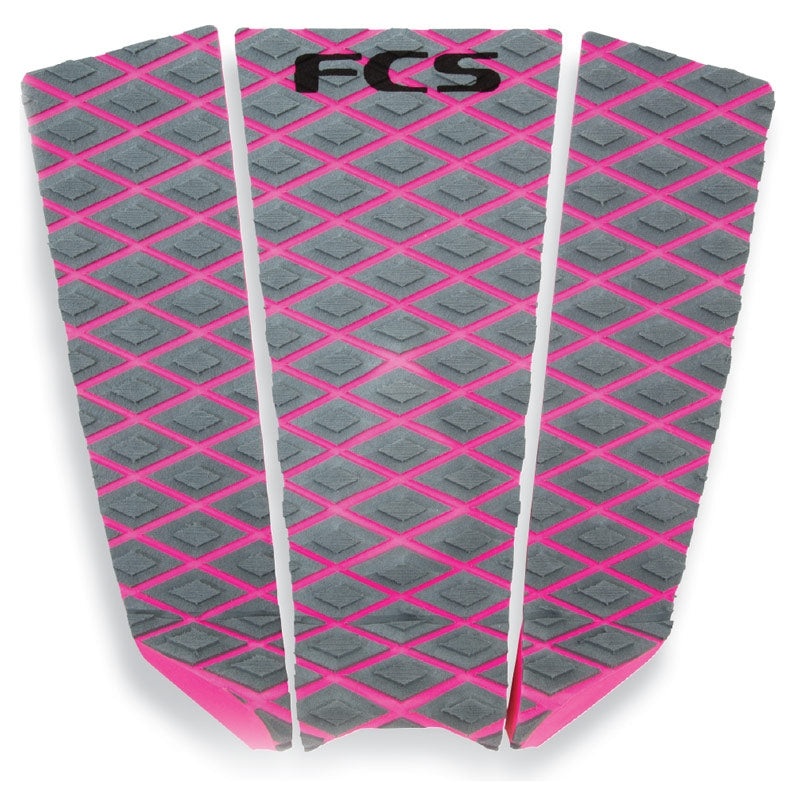 FCS Sally Fitzgibbons Deck Pad – Grey/Bright Pink