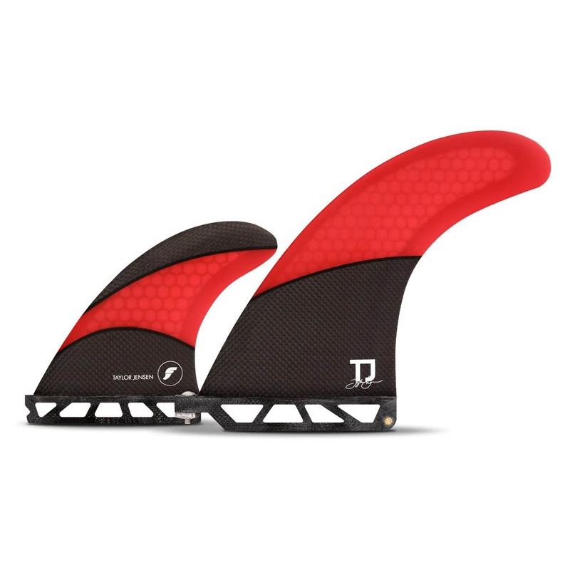 Futures Fins Taylor Jensen 2+1 Fin Set – Red