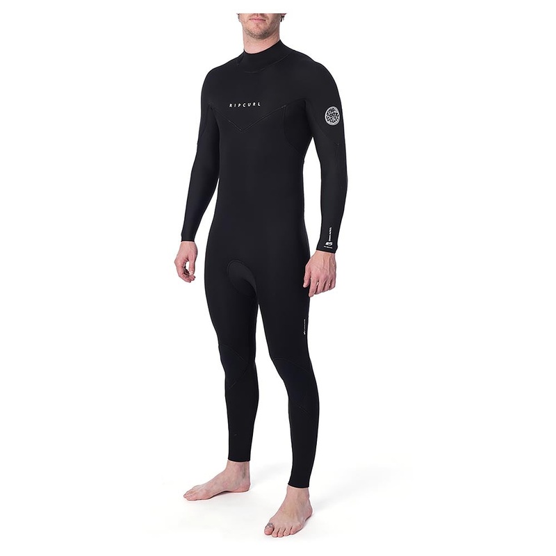 Rip Curl Dawn Patrol Back Zip 4/3mm Wetsuit – Black