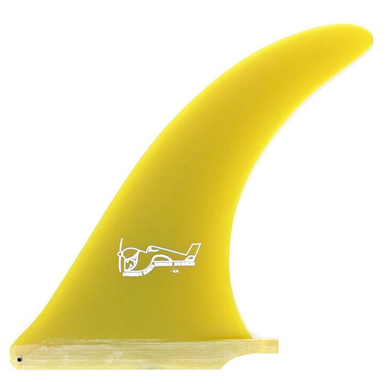 True Ames Greenough 4-A Fin 9.75″ – Solid Yellow