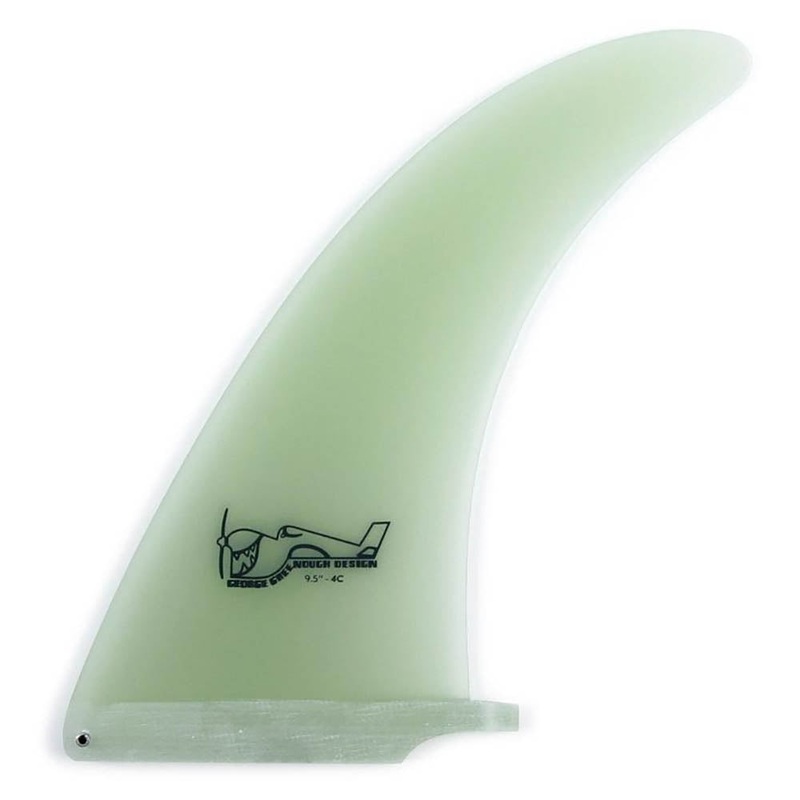 True Ames Greenough 4-C Fin 9.5″ – Clear