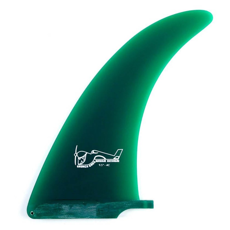 True Ames Greenough 4-C Fin 9.5″ – Green