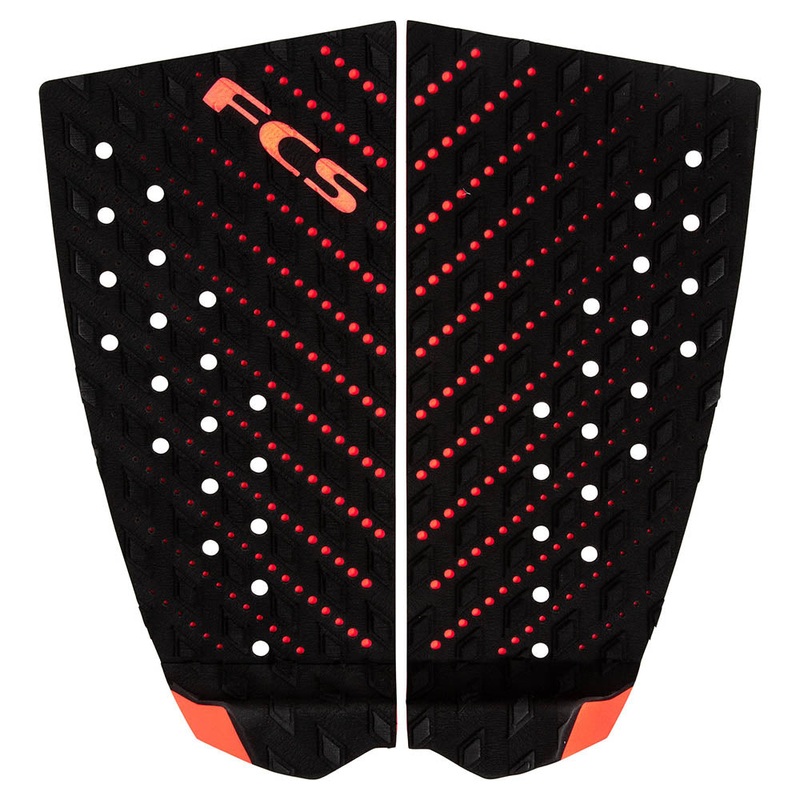 FCS Essential Series T2 Deck Pad – Black/Blood
